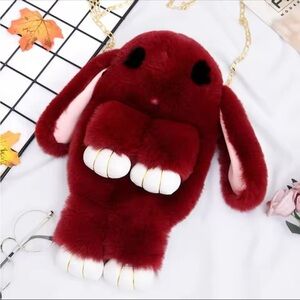 NEW Plush Rabbit Shoulder Bag Crossbody